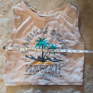 SheIn Beige Tank Crop